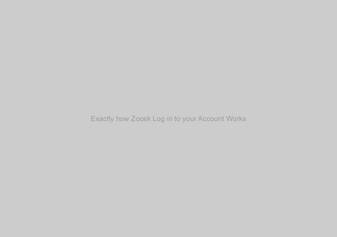 Exactly how Zoosk Log in to your Account Works